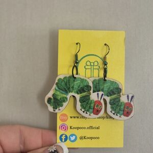 Colorful Caterpillar Earrings